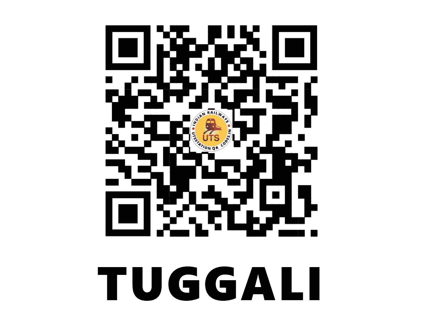 UTS QR Code for TUGGALI - TGL (SC - ANDHRA PRADESH)